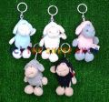 10cm Black string sheep Keyring