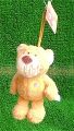 12cm Bean Bag Honey Bear with snap hook