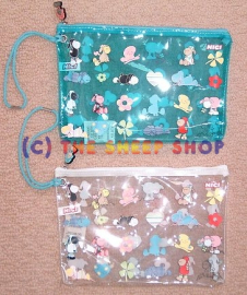 22cm Clear Blue pouch / bag