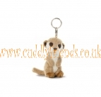 10cm Bean Bag Meerkat Keyring