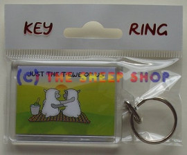 Just the t-ewe of us Keyring