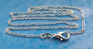 18" 925 Sterling silver plate necklace